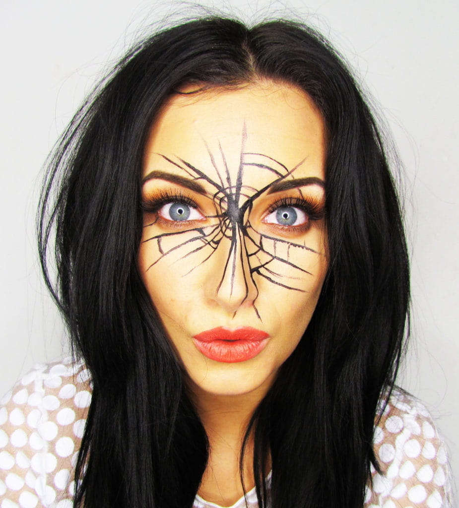 70 Spiderweb Eye Makeup ideas To Try 2019 Halloween images 48