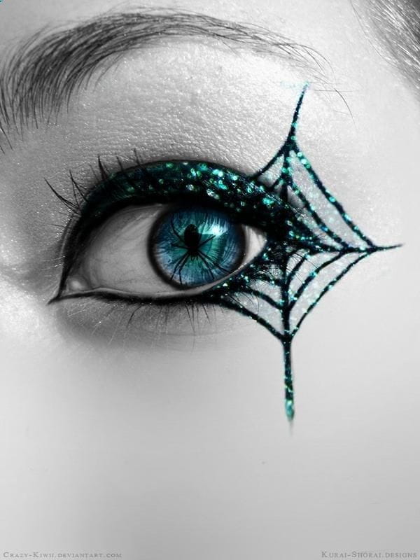 70 Spiderweb Eye Makeup ideas To Try 2019 Halloween images 51