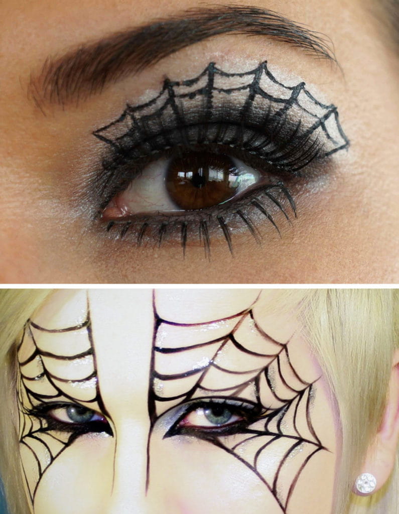 70 Spiderweb Eye Makeup ideas To Try 2019 Halloween images 53