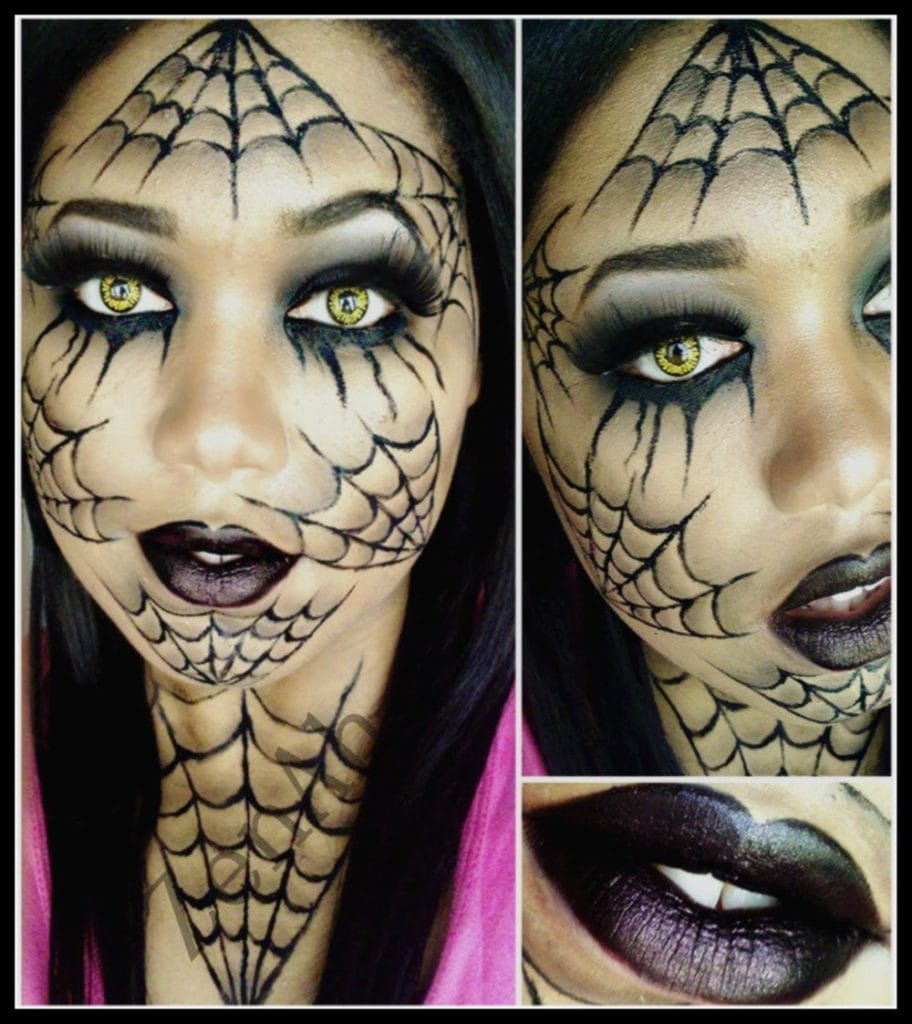 70 Spiderweb Eye Makeup ideas To Try 2019 Halloween images 60