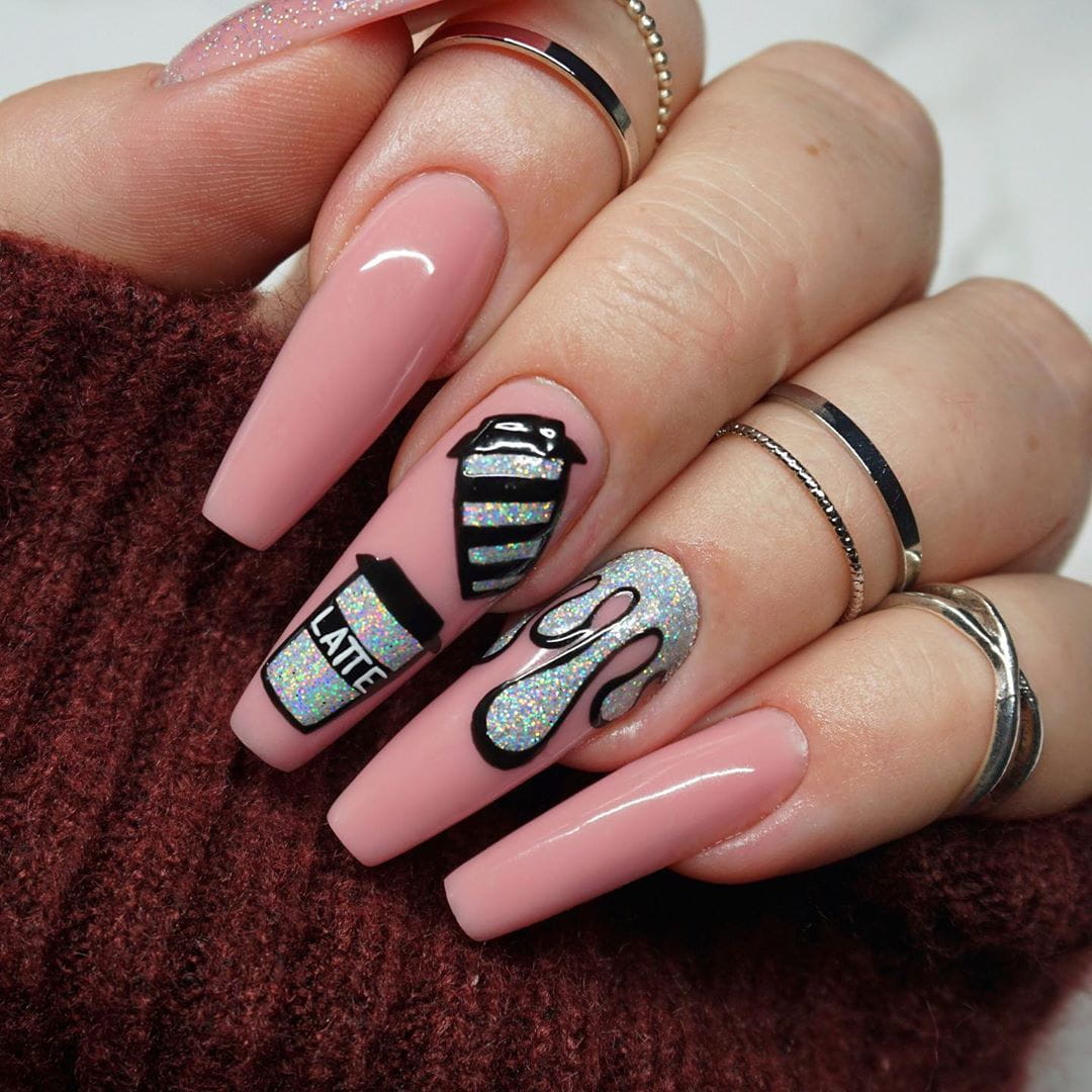 60 Cute Winter Nails Designs to Inspire Your Winter Mood images 50