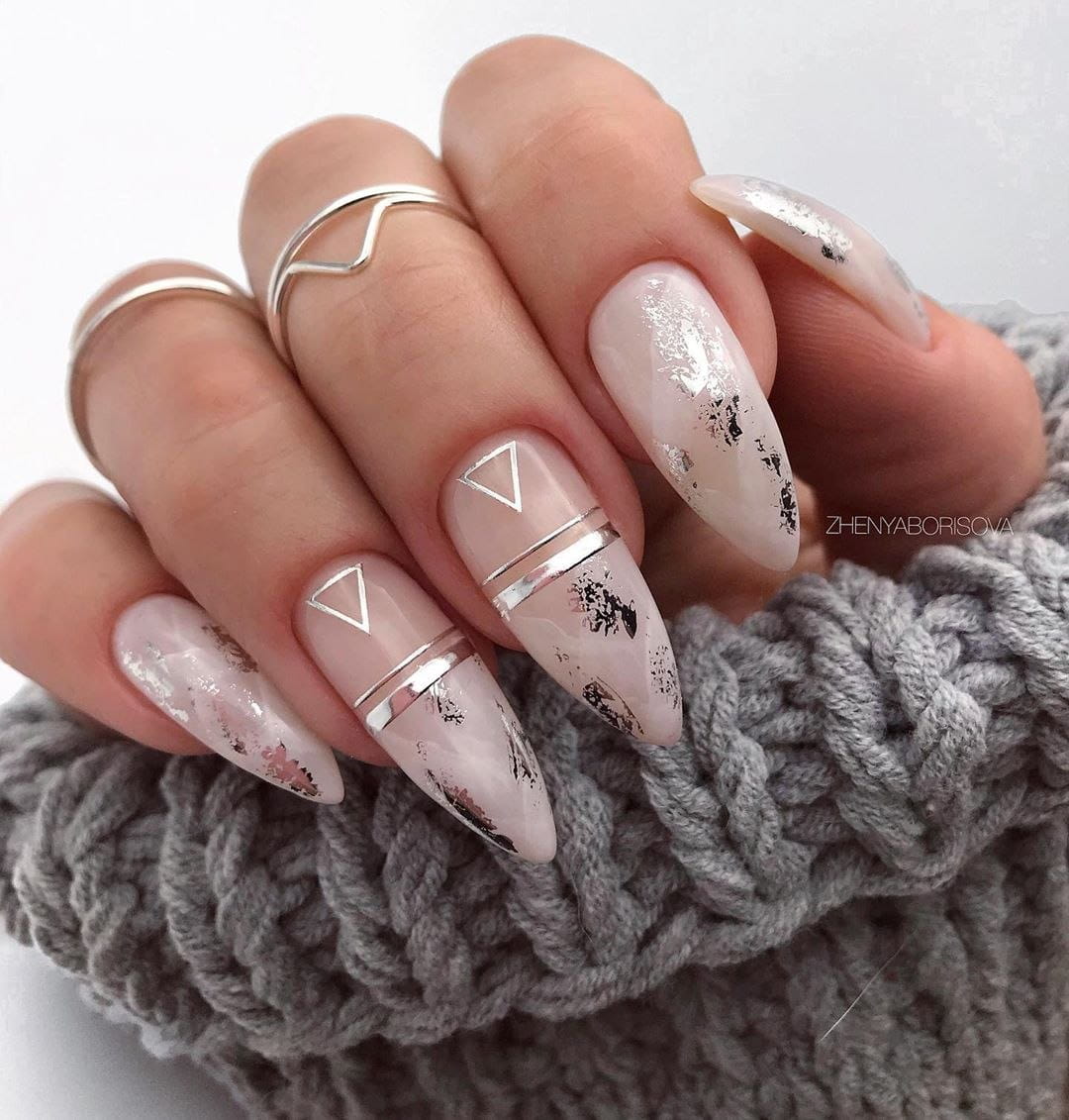 60 Cute Winter Nails Designs to Inspire Your Winter Mood images 59