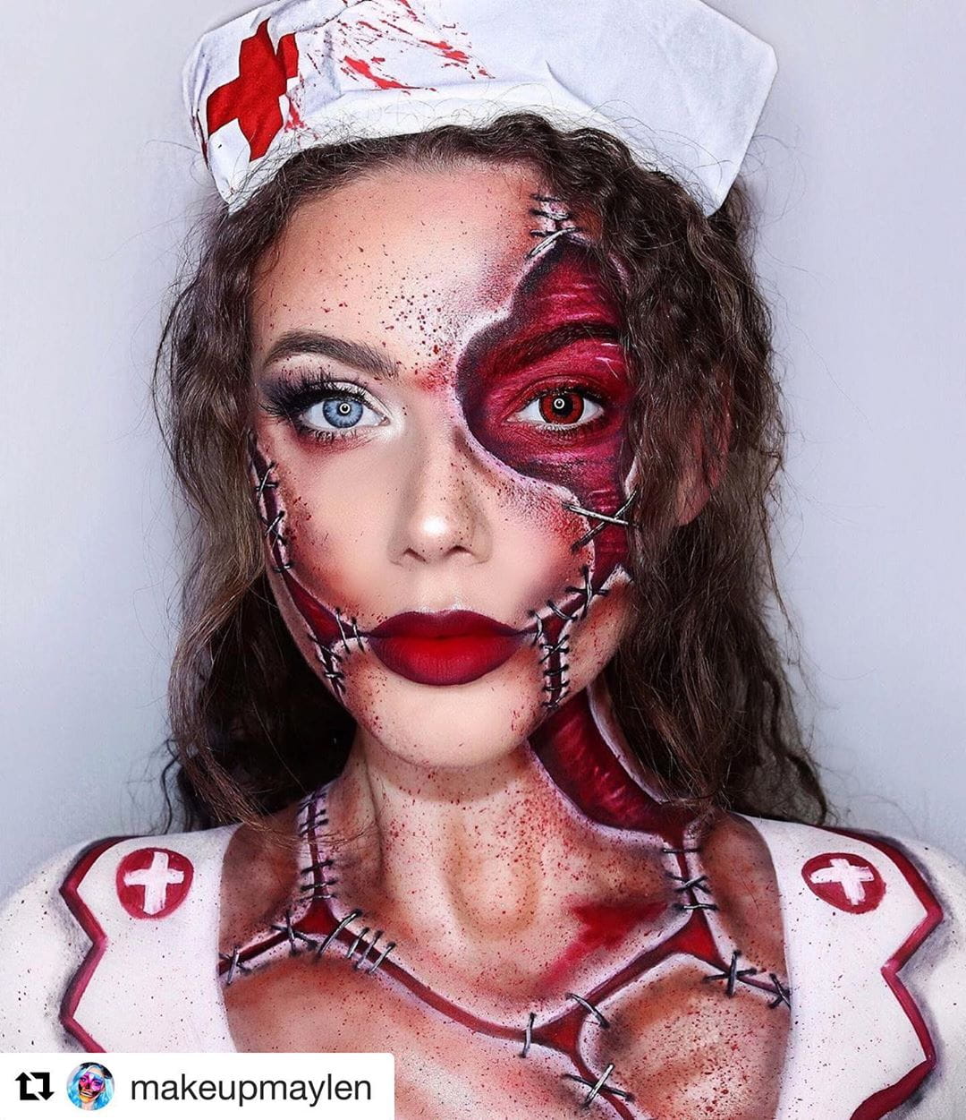 30 Best Halloween Makeup Ideas on Instagram in 2019 images 2