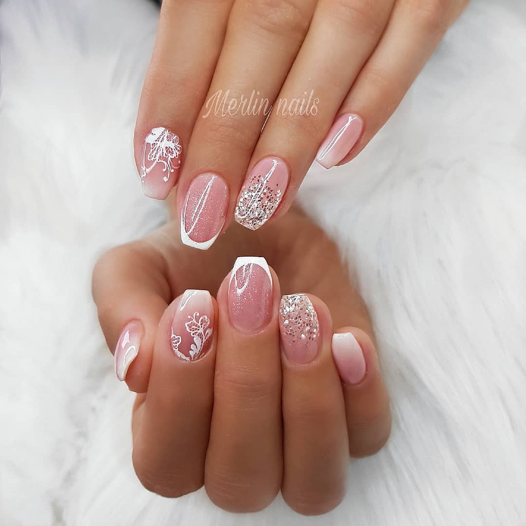 Over 80 Designs for Perfect Pink Nail Art Designs images 11