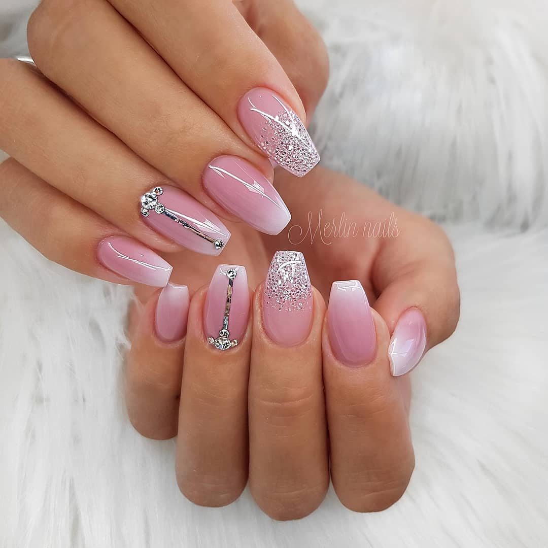 Over 80 Designs for Perfect Pink Nail Art Designs images 13