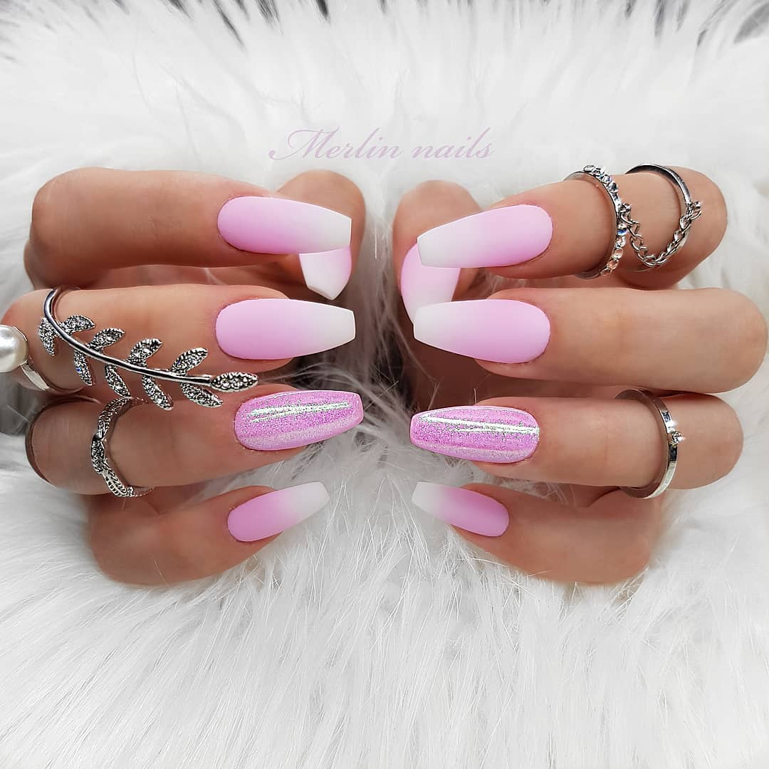 Over 80 Designs for Perfect Pink Nail Art Designs images 15