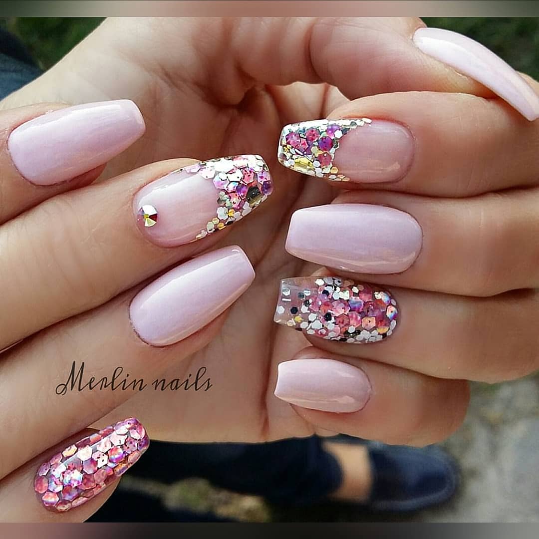 Over 80 Designs for Perfect Pink Nail Art Designs images 18