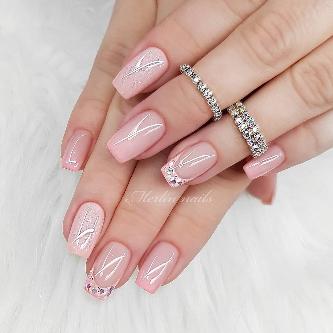 Over 80 Designs for Perfect Pink Nail Art Designs images 21