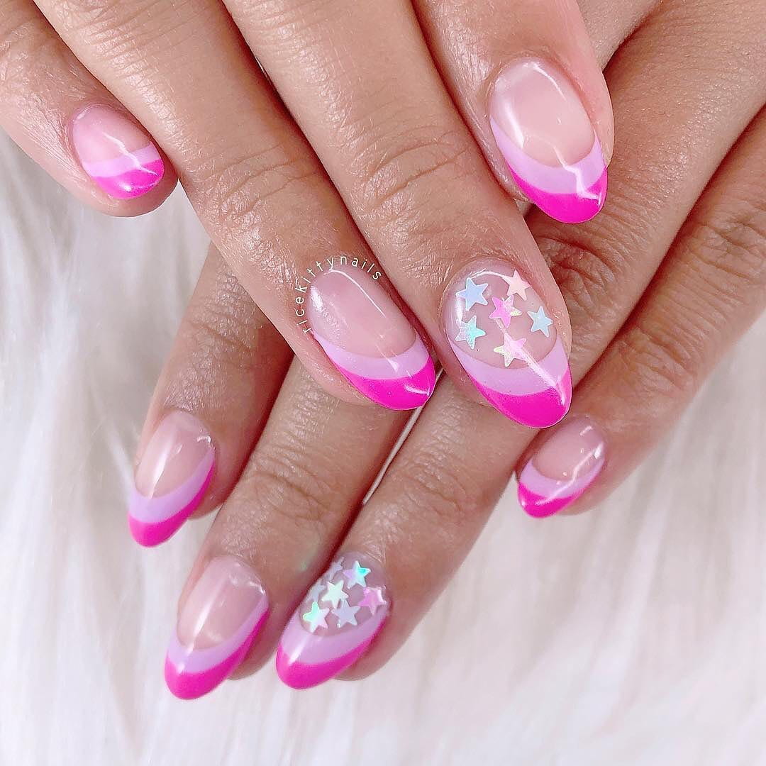 Over 80 Designs for Perfect Pink Nail Art Designs images 32