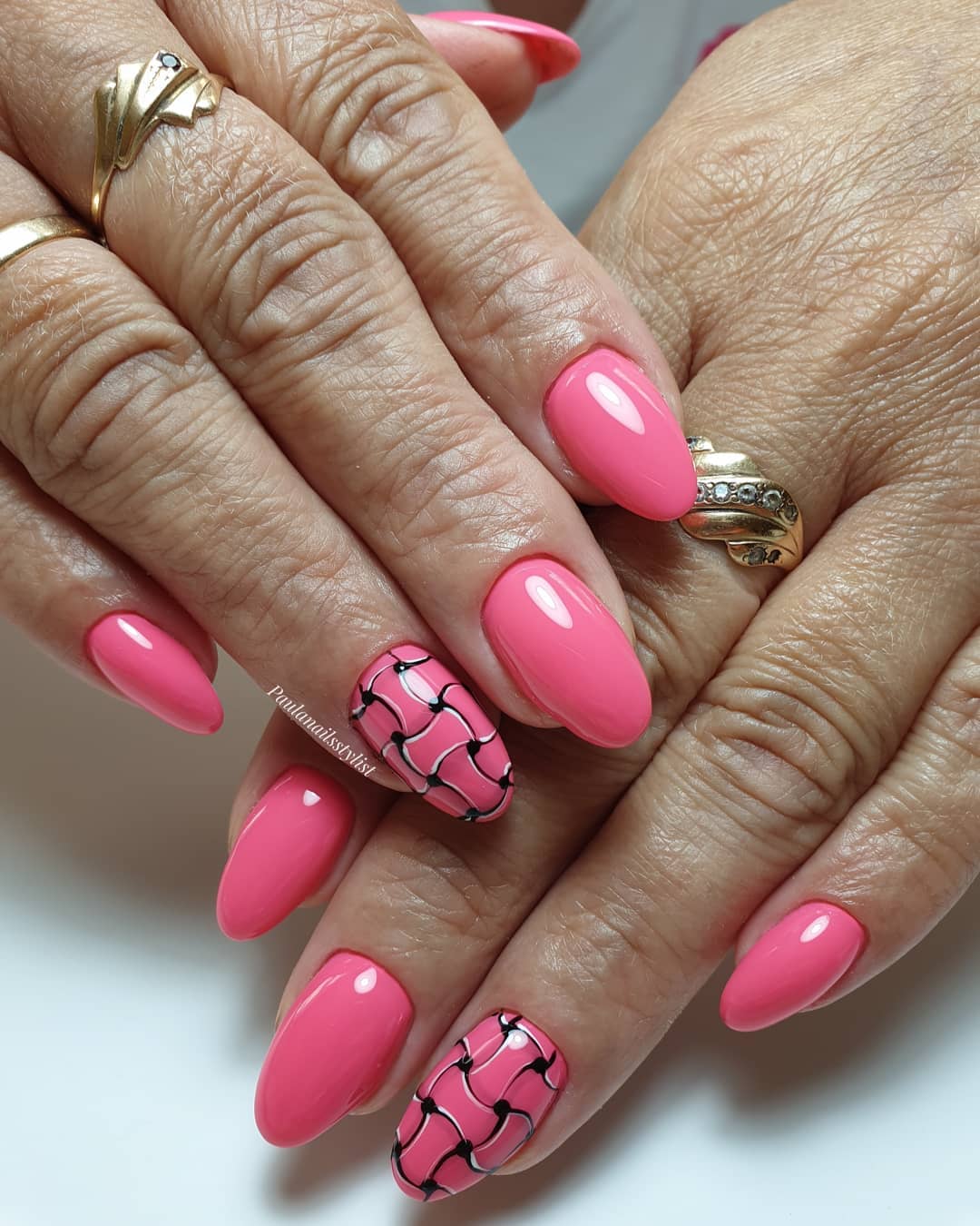 Over 80 Designs for Perfect Pink Nail Art Designs images 36