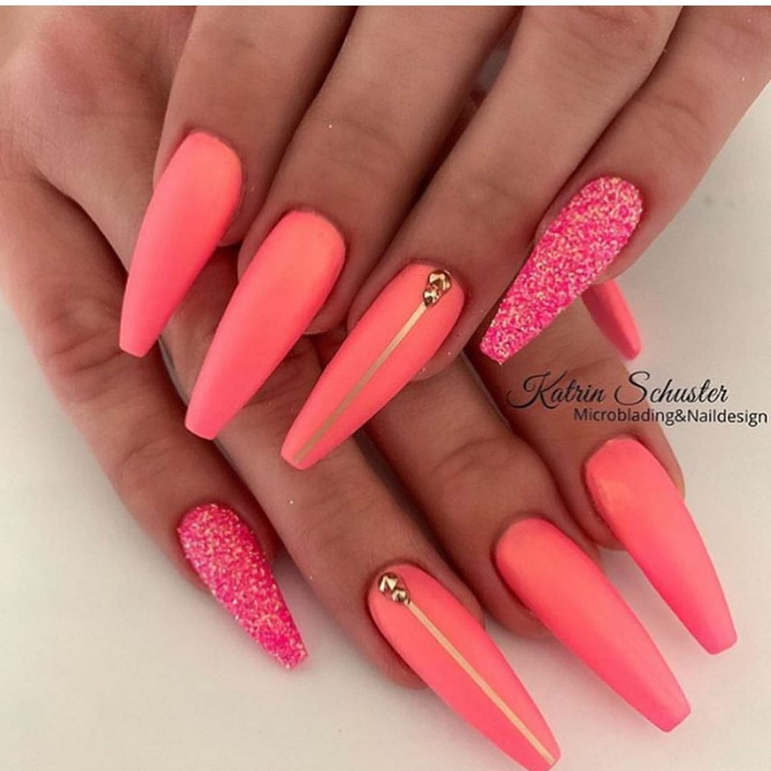 Over 80 Designs for Perfect Pink Nail Art Designs images 40