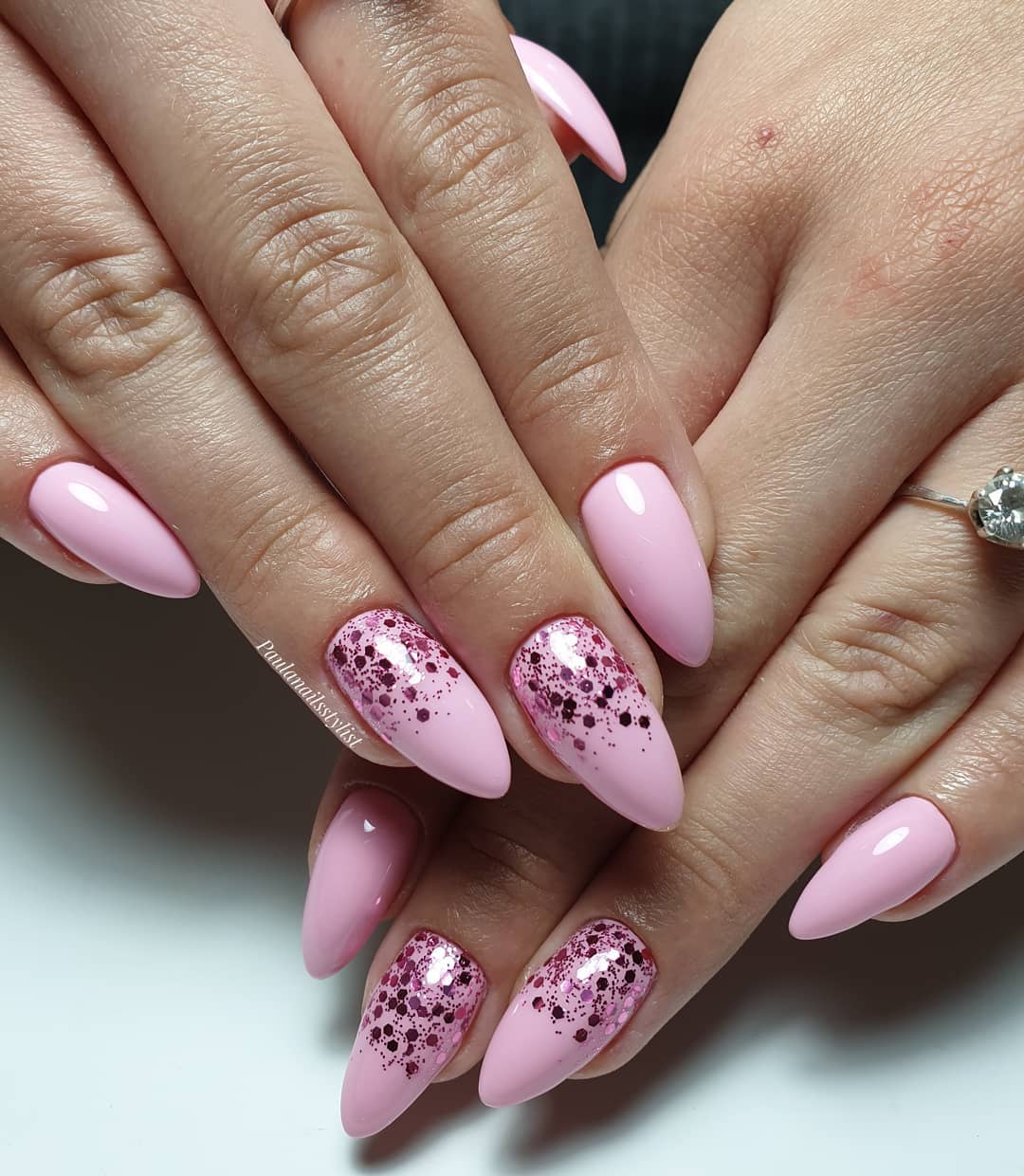 Over 80 Designs for Perfect Pink Nail Art Designs images 50