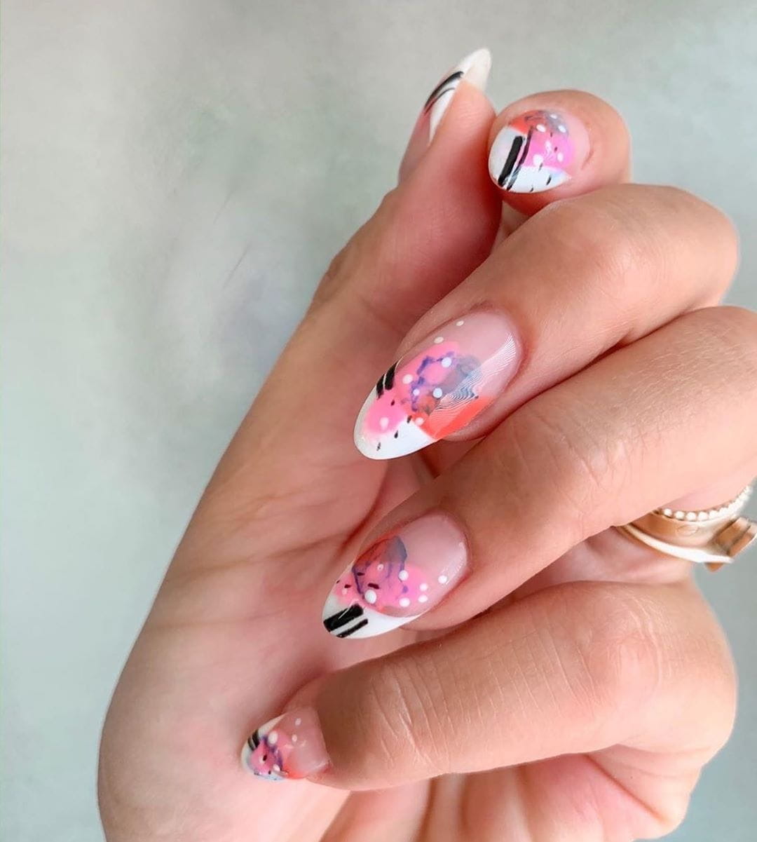 Over 80 Designs for Perfect Pink Nail Art Designs images 59