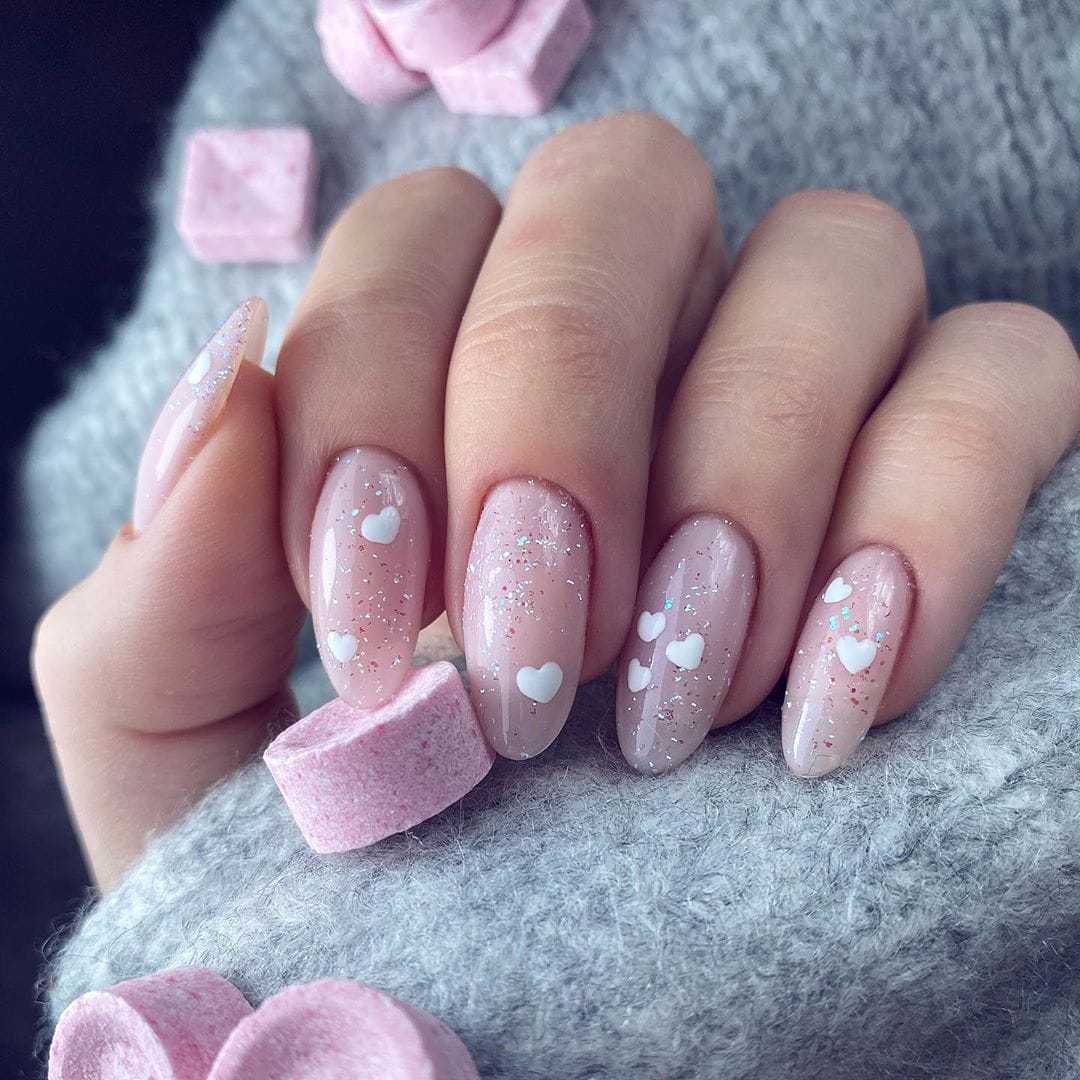 100 Pretty Valentine's Day Nail Designs Ideas You'll Absolutely Adore 2020 images 1