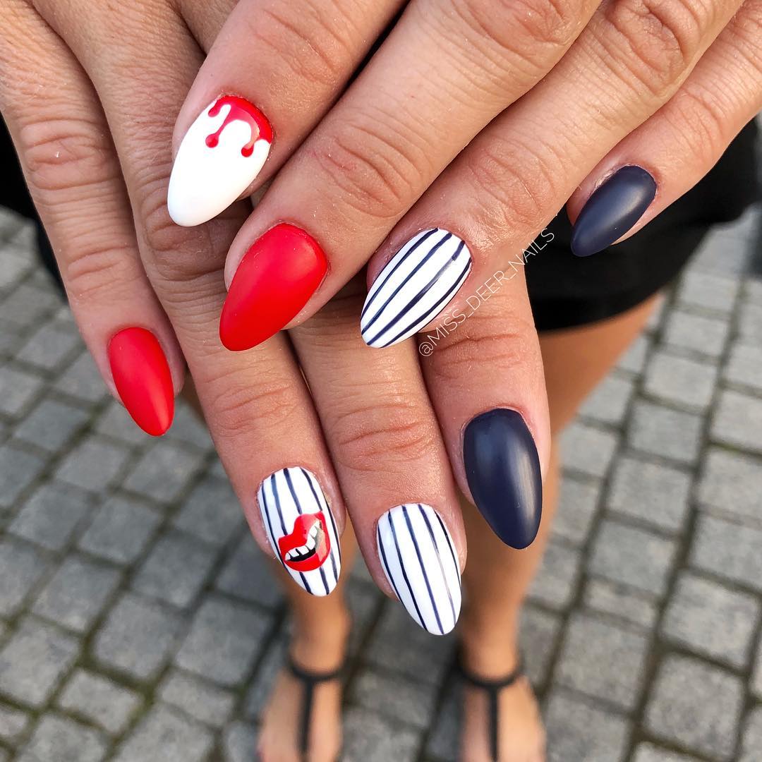 100 Pretty Valentine's Day Nail Designs Ideas You'll Absolutely Adore 2020 images 9