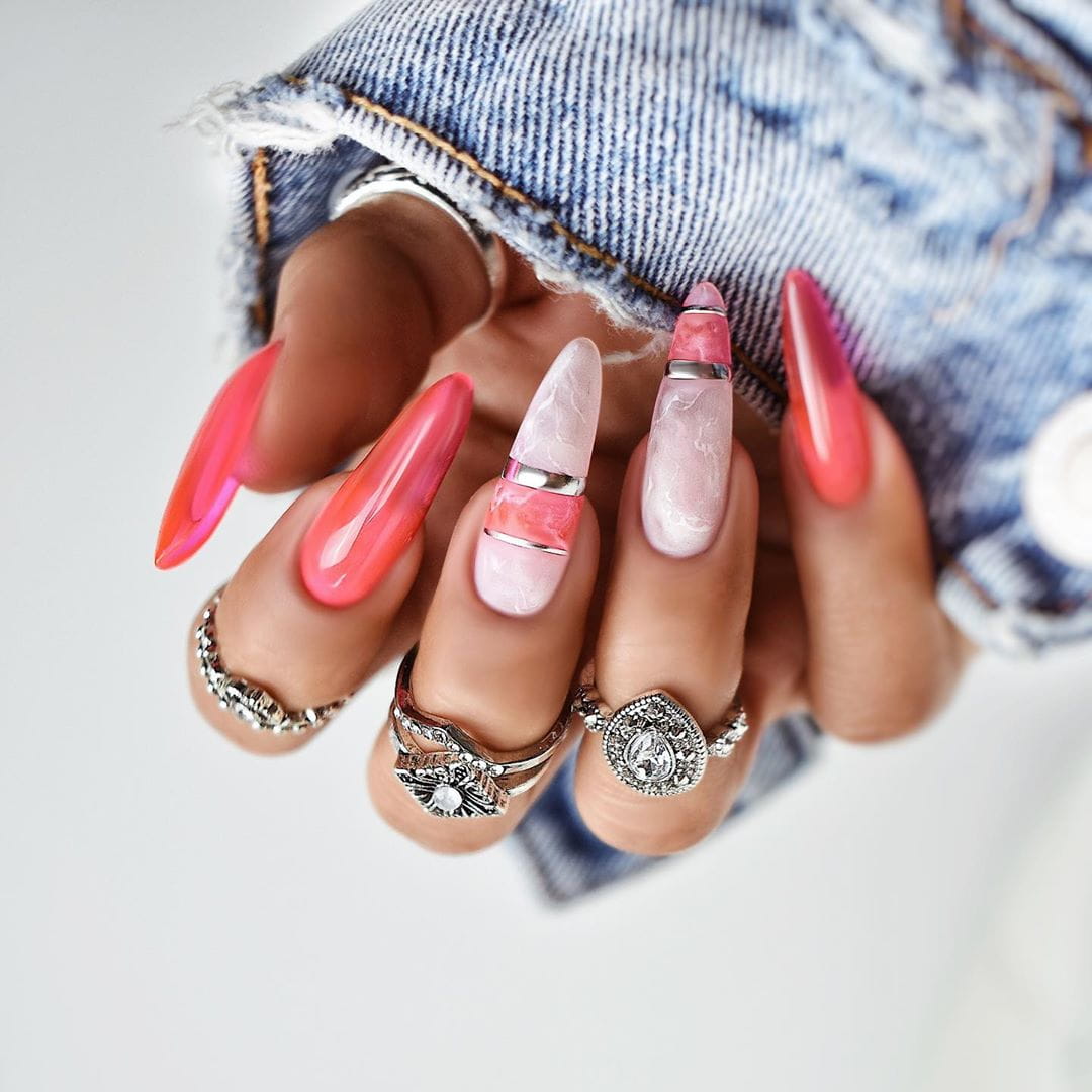 100 Pretty Valentine's Day Nail Designs Ideas You'll Absolutely Adore 2020 images 19