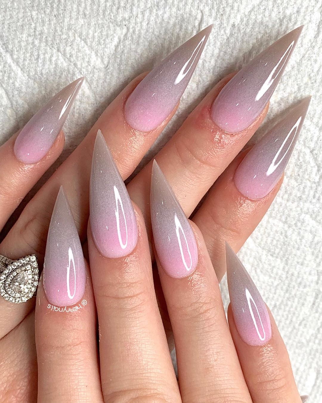 30+ Best Stiletto Nails Designs Trendy For 2020 images 7