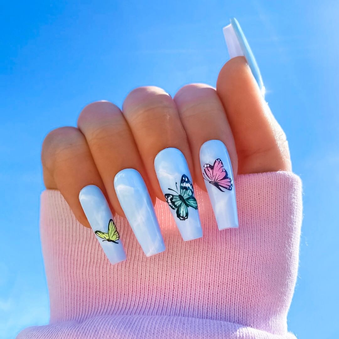 60+ Easy And Fun Summer-Inspired Nail Designs To Copy At Home images 20