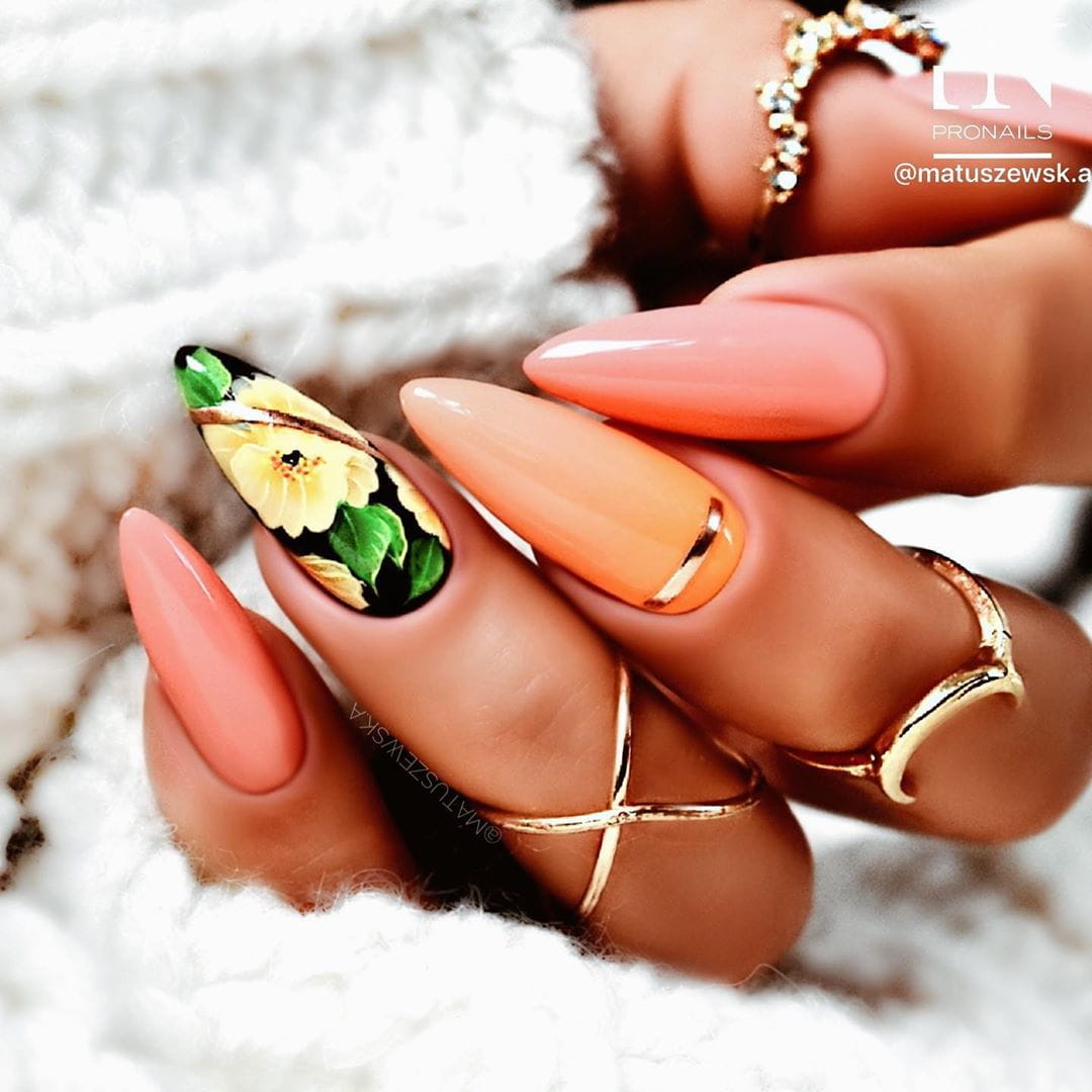 60+ Easy And Fun Summer-Inspired Nail Designs To Copy At Home images 48