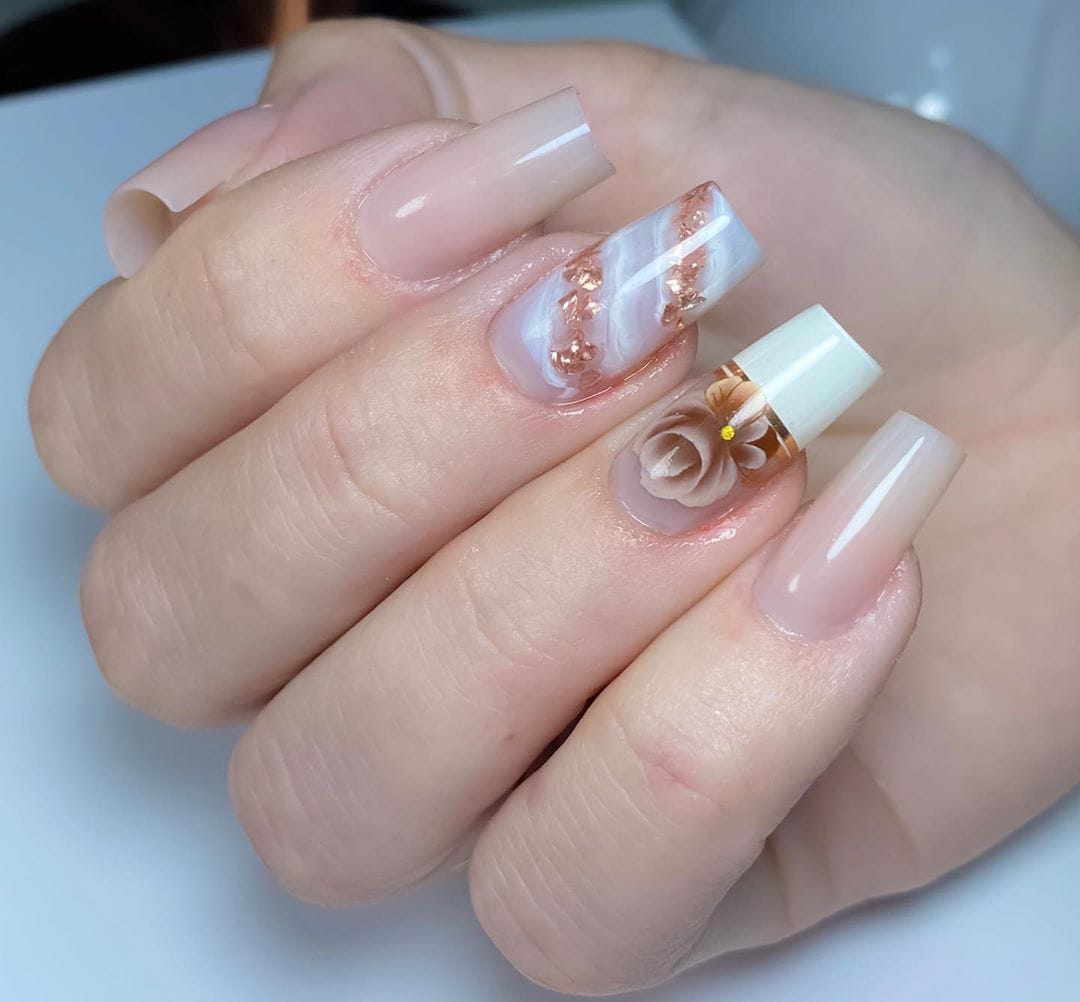 60 Fall Nail Design Colors You’Re Going To Be Obsessed With images 27