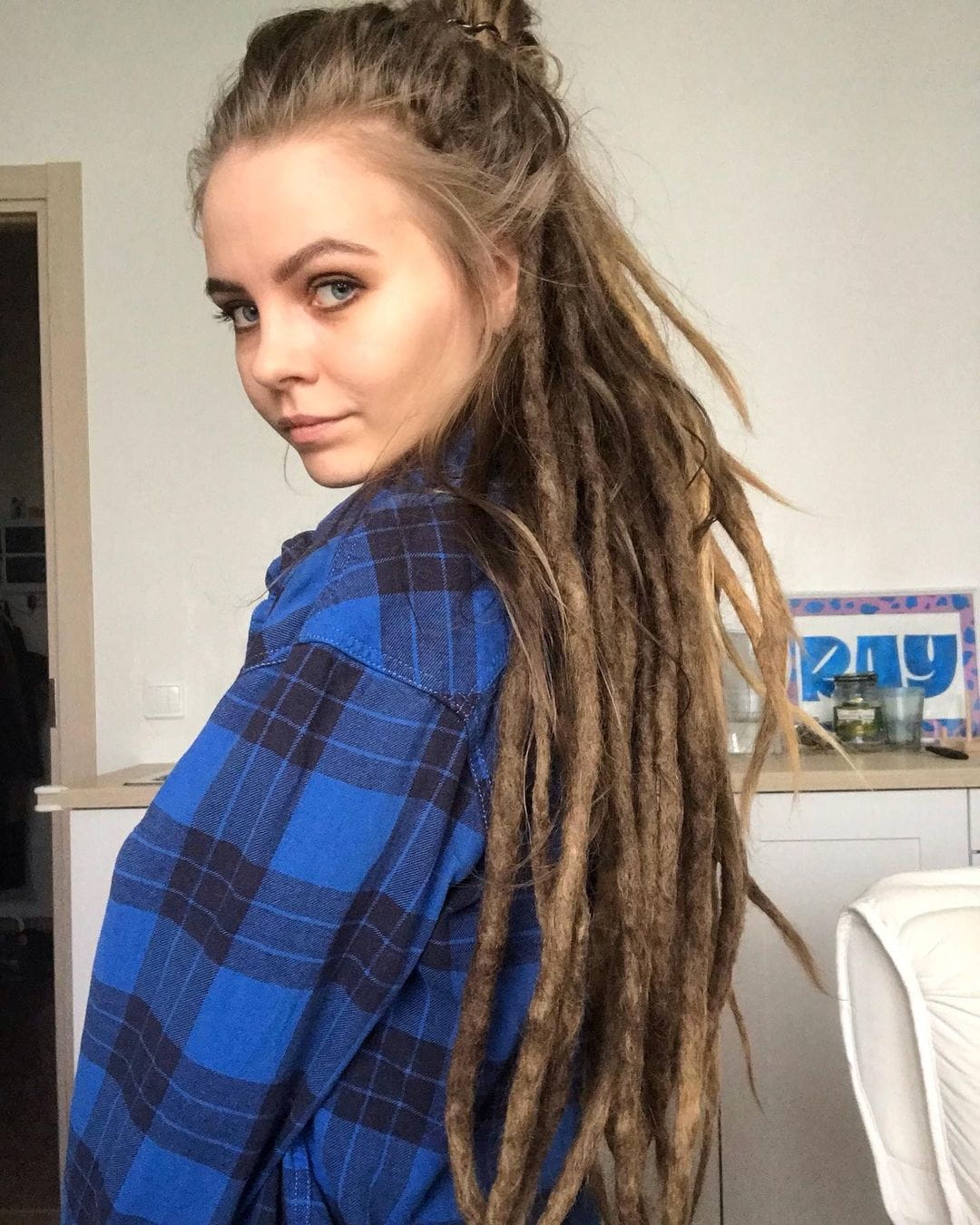 25 Cool Dreadlock Hairstyles For Women In 2020 images 21