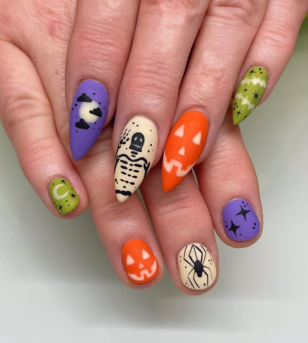 100+ Spooky Halloween Nail Art Designs Ideas 2022 images 30