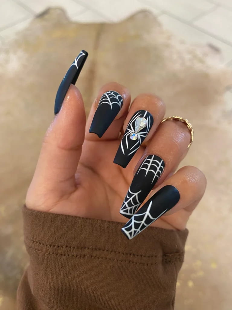 100+ Spooky Halloween Nail Art Designs Ideas 2022 images 32