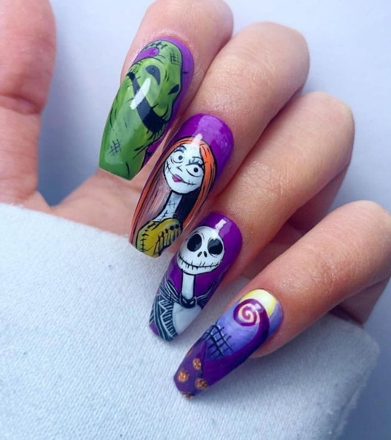 100+ Spooky Halloween Nail Art Designs Ideas 2022 images 37