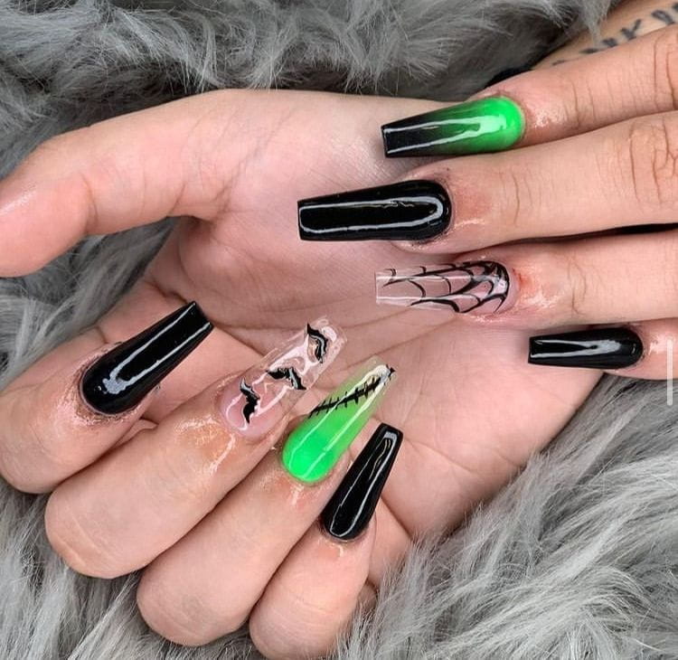 100+ Spooky Halloween Nail Art Designs Ideas 2022 images 38