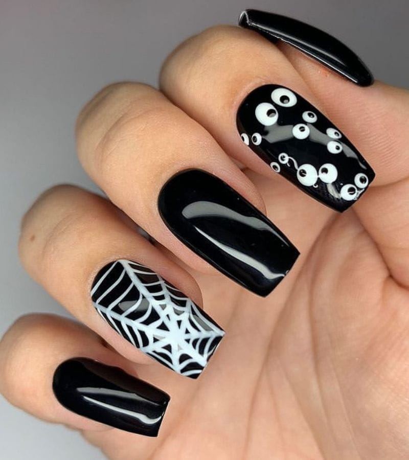 100+ Spooky Halloween Nail Art Designs Ideas 2022 images 41