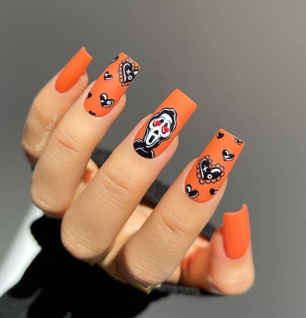 100+ Spooky Halloween Nail Art Designs Ideas 2022 images 48