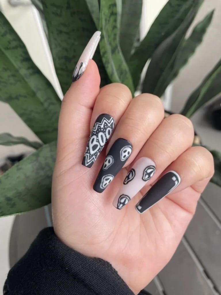 100+ Spooky Halloween Nail Art Designs Ideas 2022 images 53