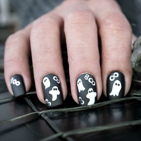 100+ Spooky Halloween Nail Art Designs Ideas 2022 images 55