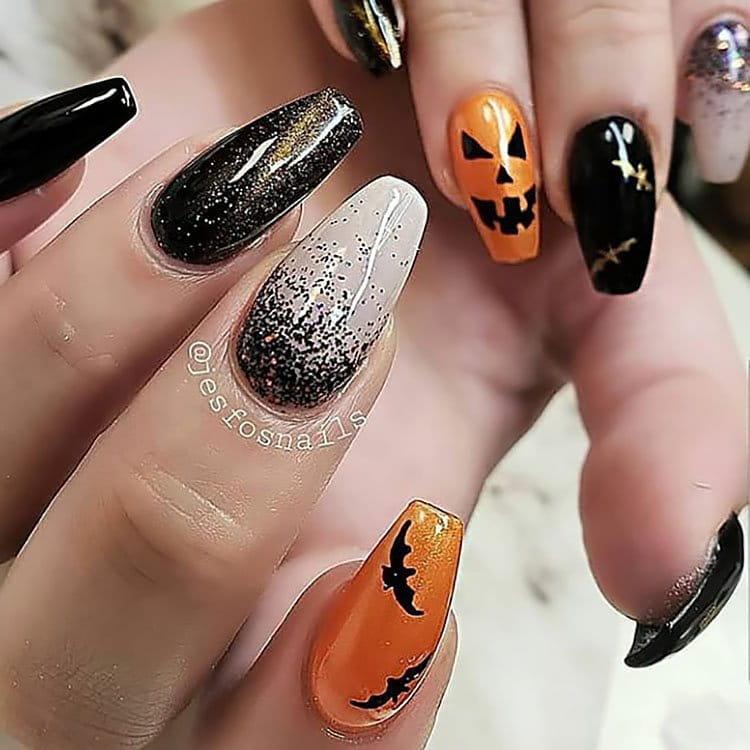 100+ Spooky Halloween Nail Art Designs Ideas 2022 images 59