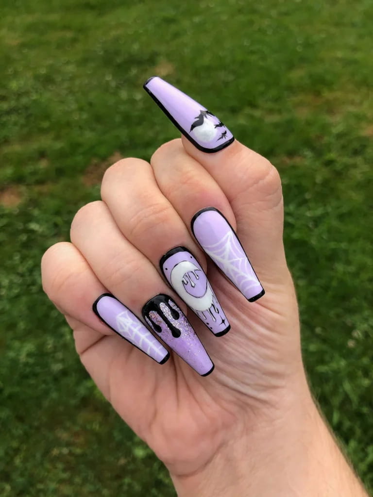 100+ Spooky Halloween Nail Art Designs Ideas 2022 images 72