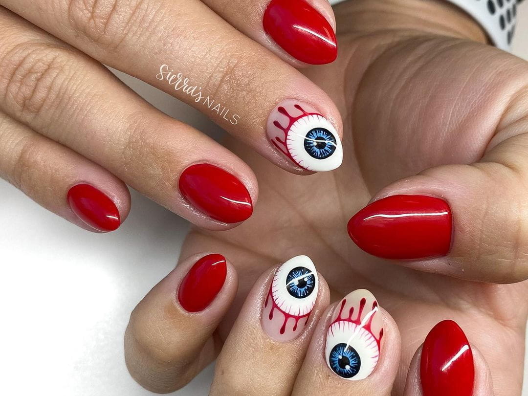 100+ Spooky Halloween Nail Art Designs Ideas 2022 images 80