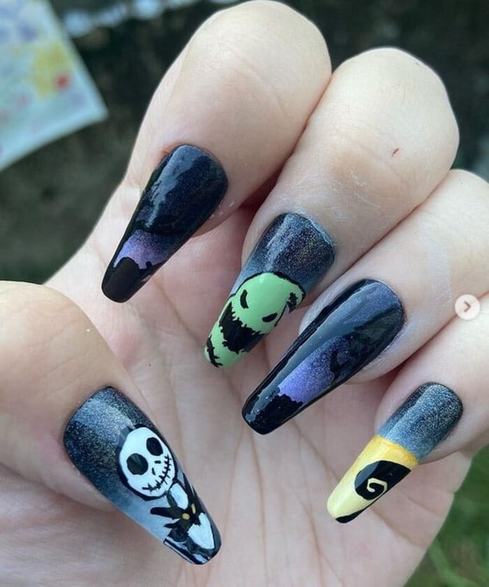 100+ Spooky Halloween Nail Art Designs Ideas 2022 images 92