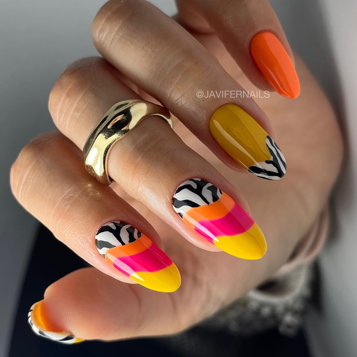 100+ Bright Summer Nails To Inspire You This 2023 images 91