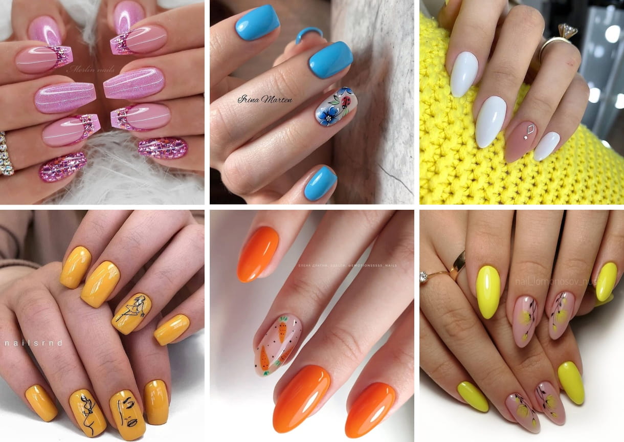 Over 100 Bright Summer Nail Art Designs That Will Be So Trendy