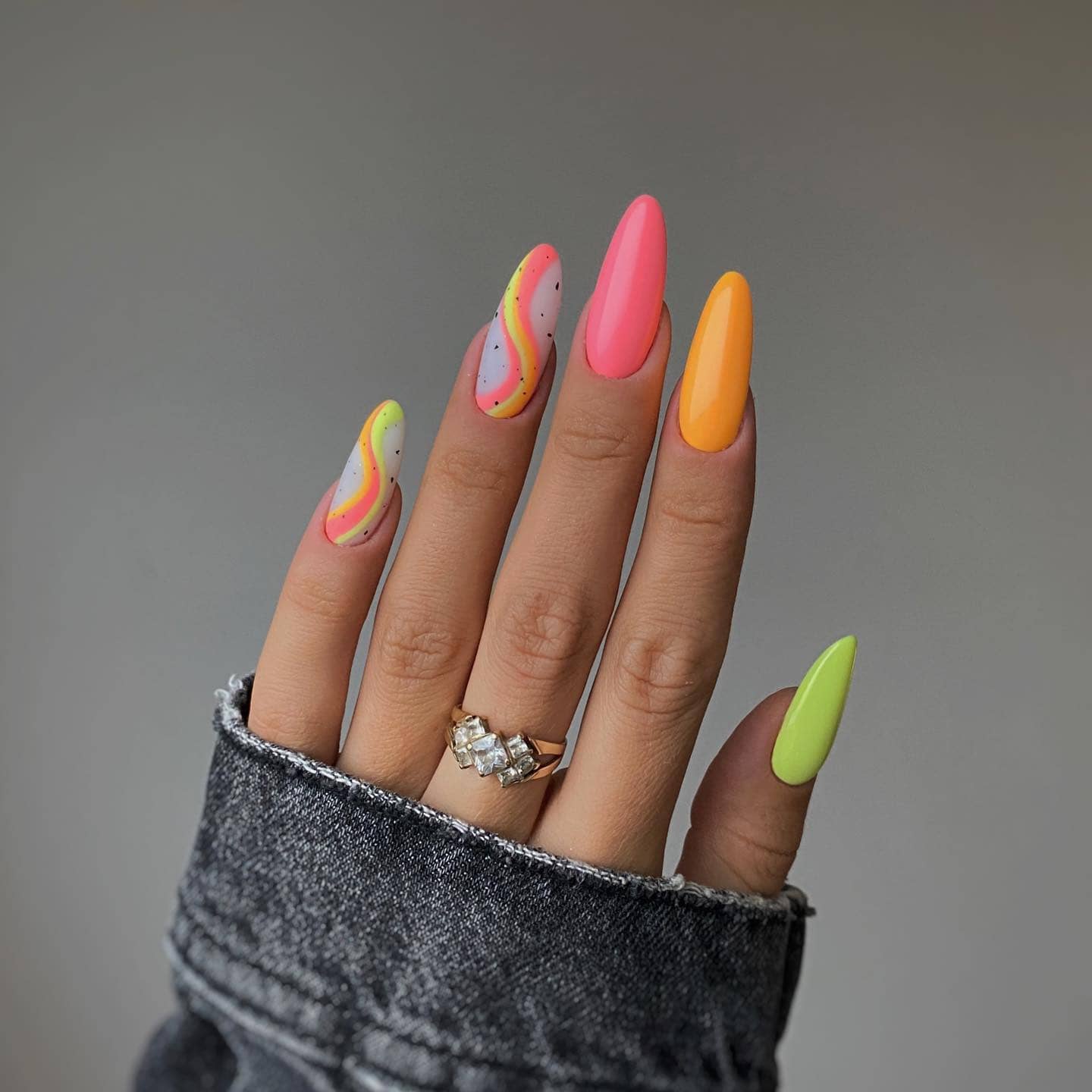 Over 100 Bright Summer Nail Art Designs That Will Be So Trendy images 1