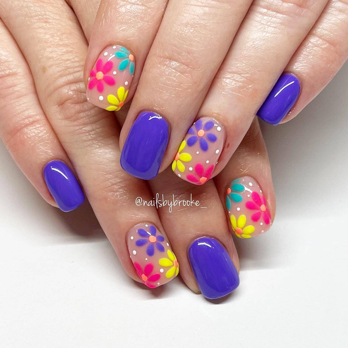 Over 100 Bright Summer Nail Art Designs That Will Be So Trendy images 4