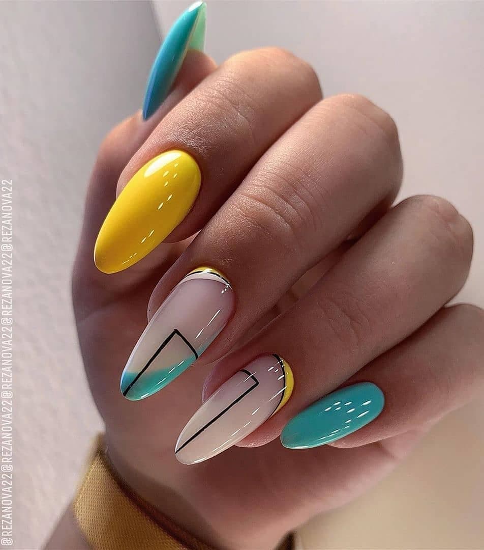 Over 100 Bright Summer Nail Art Designs That Will Be So Trendy images 102