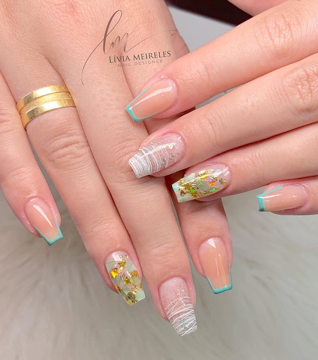 Over 100 Bright Summer Nail Art Designs That Will Be So Trendy images 36