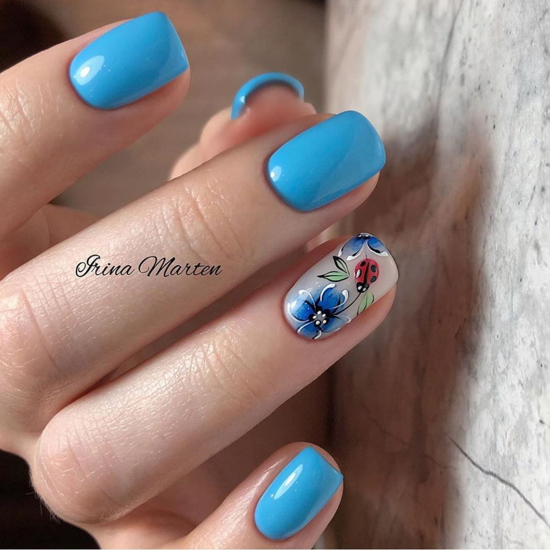 Over 100 Bright Summer Nail Art Designs That Will Be So Trendy images 44