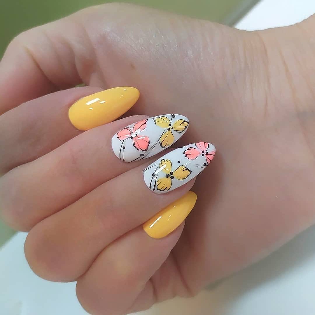 Over 100 Bright Summer Nail Art Designs That Will Be So Trendy images 52