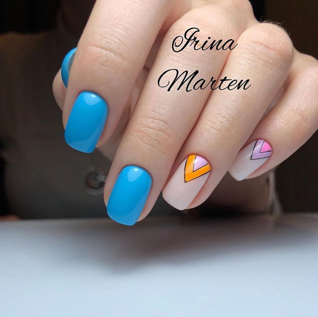Over 100 Bright Summer Nail Art Designs That Will Be So Trendy images 53