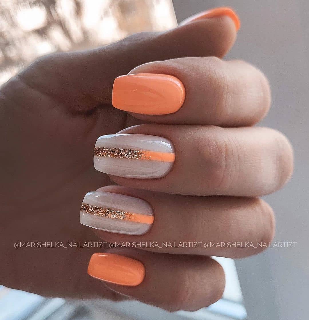 Over 100 Bright Summer Nail Art Designs That Will Be So Trendy images 75
