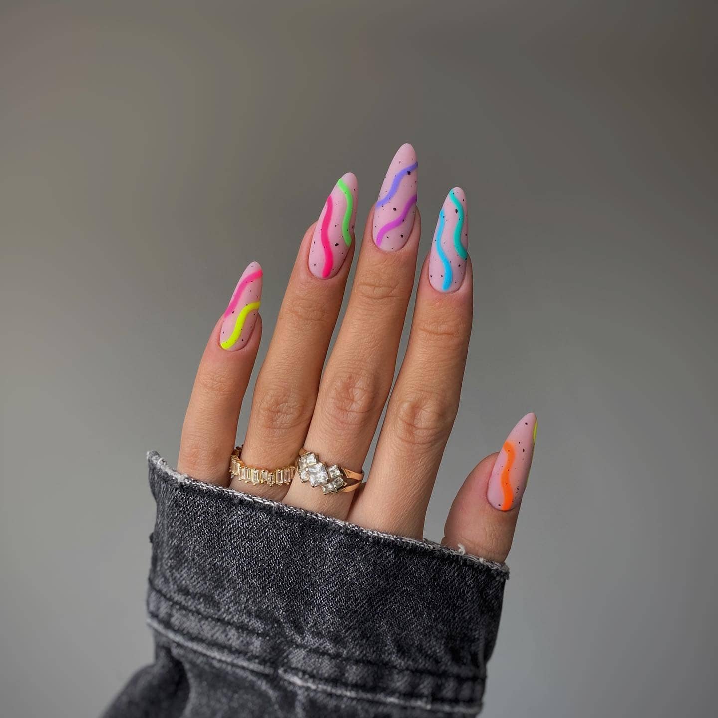 Over 100 Bright Summer Nail Art Designs That Will Be So Trendy images 86