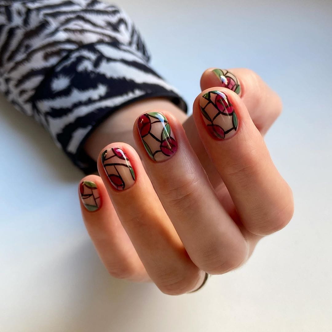 Over 100 Bright Summer Nail Art Designs That Will Be So Trendy images 90