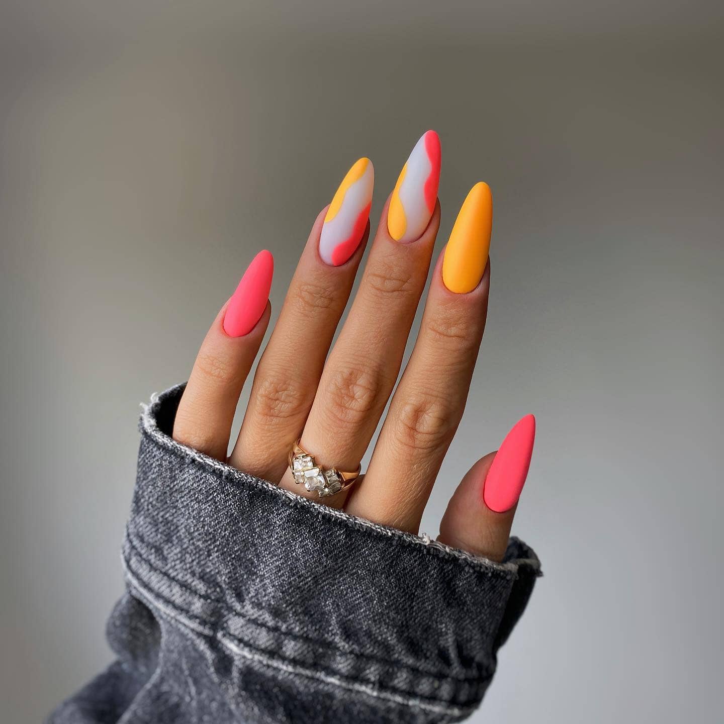 Over 100 Bright Summer Nail Art Designs That Will Be So Trendy images 93